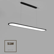 Modern Simple Creative Strip Bar Led Office Lighting Restaurant Chandelier
