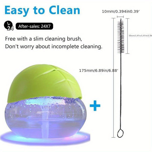 Air Purifier -Four Colors - Water Filtration Air Purifier For Home And Office - Equipped With LED Night Light