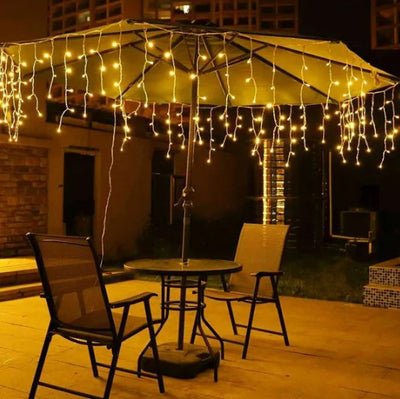 Curtain Icicle Lights Wedding Party LED Fairy Christmas Indoor Outdoor