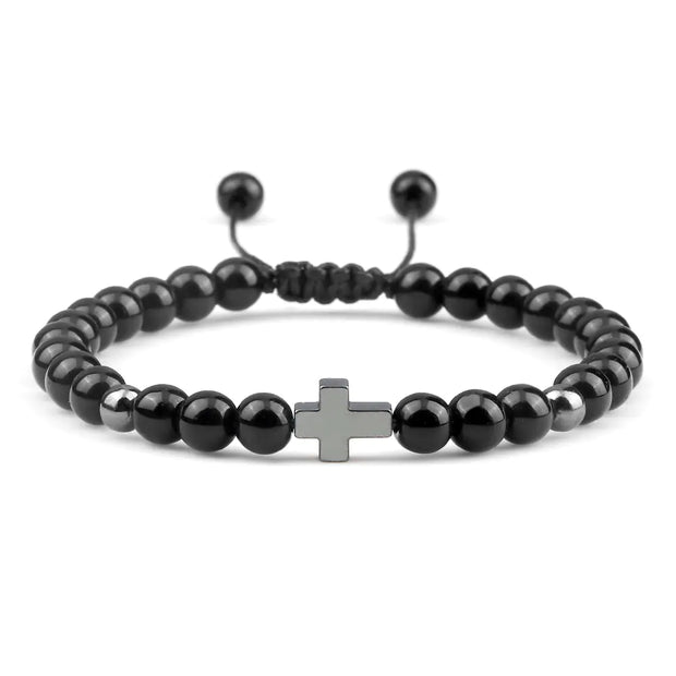 Woven Beads Bracelet with Pendant Ornament