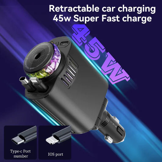 Purple Glow Car Charger