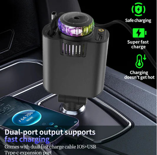 Purple Glow Car Charger