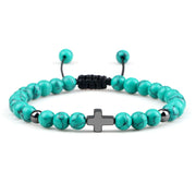 Woven Beads Bracelet with Pendant Ornament